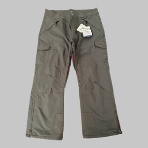 Arctix Mens Insulated Mesh Lined Water Resistant Snow Utility Pants Gray Size XL